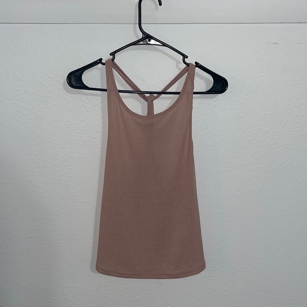 Open Back Racerback Workout Tank Top